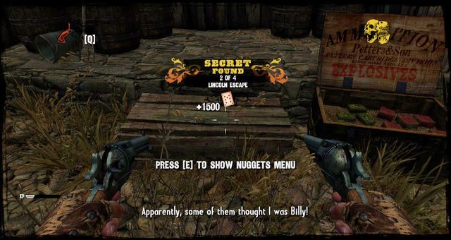 Sekret w miasteczku, koło skrzyni z zaopatrzeniem - Rozdział 2 | Okruchy prawdy (znajdźki) | Call of Juarez Gunslinger - Call of Juarez: Gunslinger - poradnik do gry