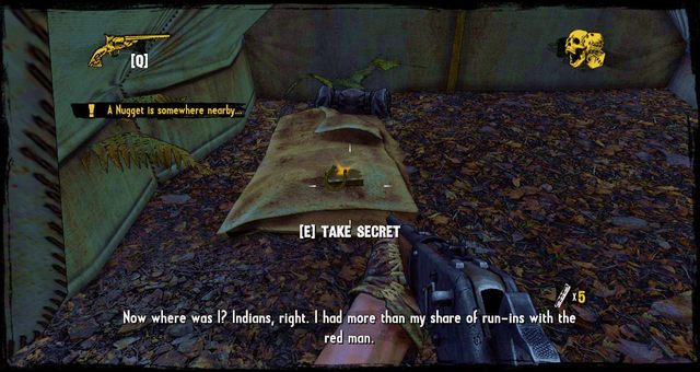 Namiot w obozie Indian - Rozdział 13 | Okruchy prawdy (znajdźki) | Call of Juarez Gunslinger - Call of Juarez: Gunslinger - poradnik do gry