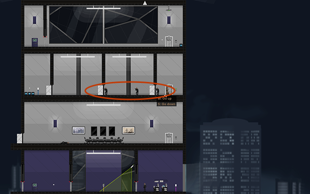 Wjedź windą na piętro wyżej - #19 - Gessler - Come and fucking get me (Koniec) | Opis przejścia - Gunpoint - poradnik do gry