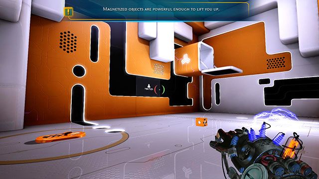 Platforma po lewej dostarczy Ci wiele radości - Introductory Jumper | Akt I | Magrunner Dark Pulse - Magrunner: Dark Pulse - poradnik do gry