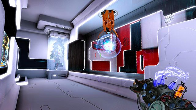 Niestety generator oddziela pancerna szyba - Intermediate Cube | Akt I | Magrunner Dark Pulse - Magrunner: Dark Pulse - poradnik do gry