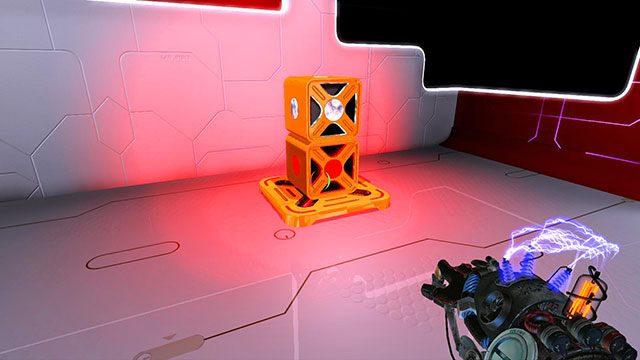 Weź kostki znajdujące się w tym pomieszczeniu i postaw je na module, tak jak powyżej - Intermediate Cube | Akt I | Magrunner Dark Pulse - Magrunner: Dark Pulse - poradnik do gry