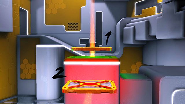 Zmień ładunek pierwszej platformy na zielonym - Platform Test | Akt I | Magrunner Dark Pulse - Magrunner: Dark Pulse - poradnik do gry