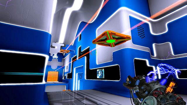 Nie śpiesz się ze zmianą ładunku, bo kostki mogą spaść do dołu - Introductory Fusion | Akt I | Magrunner Dark Pulse - Magrunner: Dark Pulse - poradnik do gry