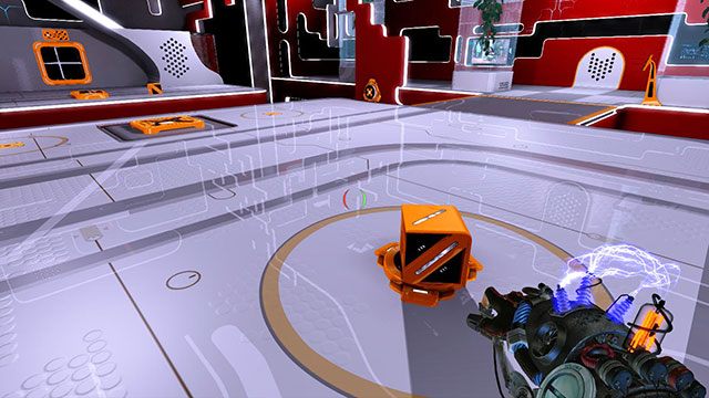 Obróć się i podejdź do niewielkiego przycisku - Intermediate Integration | Akt I | Magrunner Dark Pulse - Magrunner: Dark Pulse - poradnik do gry