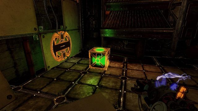 Możesz też spróbować wskoczyć z kostką po platformach, chodź wymaga to zręczności. - Hidden Lab | Akt II | Magrunner Dark Pulse - Magrunner: Dark Pulse - poradnik do gry