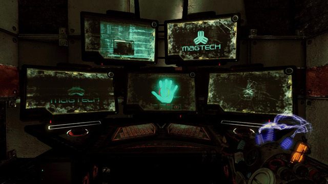 Nowy obiekt odpalający nie tylko drzwi, ale i przerywniki - Hidden Lab | Akt II | Magrunner Dark Pulse - Magrunner: Dark Pulse - poradnik do gry