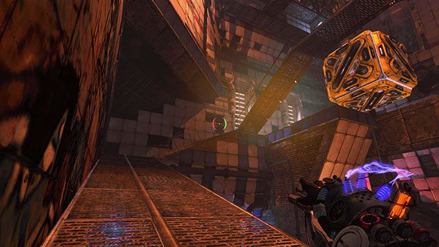 Dla ułatwienia skoku, możesz rozładować moduł napędzający na parterze - Backstage | Akt II | Magrunner Dark Pulse - Magrunner: Dark Pulse - poradnik do gry