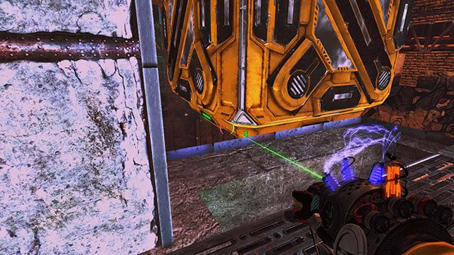 Obróć się, a zobaczysz drugi moduł hipersześcianu - Backstage | Akt II | Magrunner Dark Pulse - Magrunner: Dark Pulse - poradnik do gry