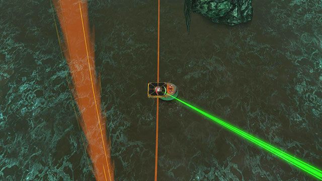 Gdy dojedziesz do podniszczonej betonowej kładki, przeskocz na nią, po czym przejdź na jej drugi koniec - Ruptured | Akt II | Magrunner Dark Pulse - Magrunner: Dark Pulse - poradnik do gry