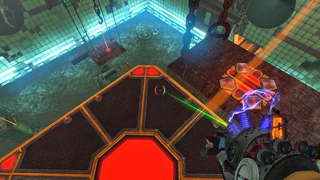 Ładunek zmień po tym, jak platforma lekko przyspieszy - Ruptured | Akt II | Magrunner Dark Pulse - Magrunner: Dark Pulse - poradnik do gry