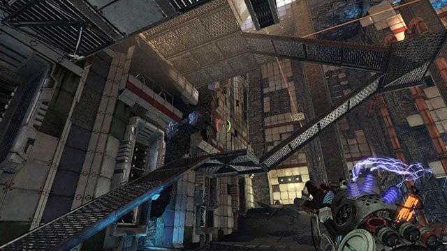 Na górze czeka na Ciebie checkpoint - Proving Grounds | Akt II | Magrunner Dark Pulse - Magrunner: Dark Pulse - poradnik do gry