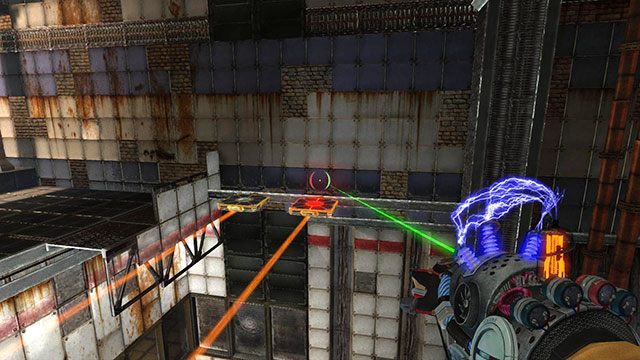 Zwróć uwagę, że ściana po lewej stronie, to tylko malutki, oddzielny wycinek - Crossroads | Akt II | Magrunner Dark Pulse - Magrunner: Dark Pulse - poradnik do gry