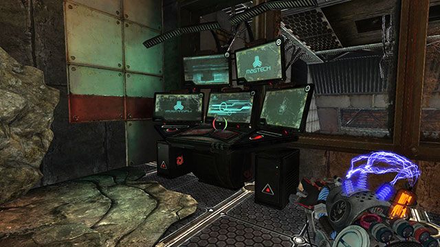 Komputer otwierający drogę wyjścia - Crossroads | Akt II | Magrunner Dark Pulse - Magrunner: Dark Pulse - poradnik do gry