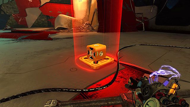 Przed wyskokiem, ustaw się tak, by spoglądać na prawo od wejścia - Reboot | Akt II | Magrunner Dark Pulse - Magrunner: Dark Pulse - poradnik do gry