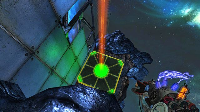 Spójrz w dół, a zobaczysz kolejną pionową platformę (obrazek powyżej) - The Outsider | Akt III | Magrunner Dark Pulse - Magrunner: Dark Pulse - poradnik do gry