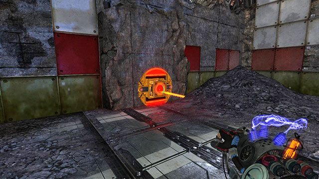 Umieść w nim kostkę, którą wyjąłeś z pierwszego modułu - The Outsider | Akt III | Magrunner Dark Pulse - Magrunner: Dark Pulse - poradnik do gry