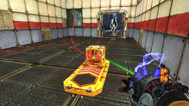 Będziesz miał teraz kilka sekund, nim monstrum wymanewruje i wróci na górę - The Outsider | Akt III | Magrunner Dark Pulse - Magrunner: Dark Pulse - poradnik do gry