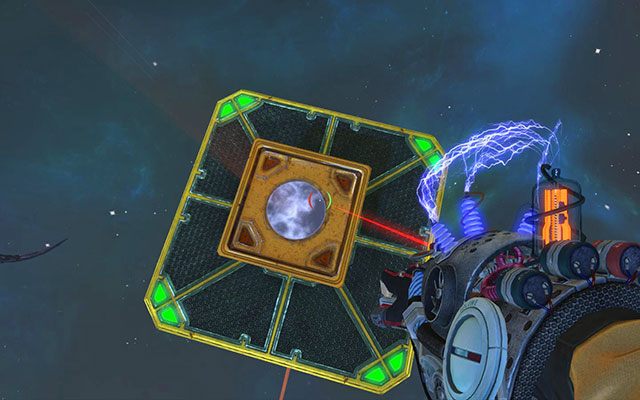 Skok powinien udać się za pierwszym razem, jeśli tylko odpalisz ładunek w dobrym momencie - Mi-Go Gateway | Akt III | Magrunner Dark Pulse - Magrunner: Dark Pulse - poradnik do gry