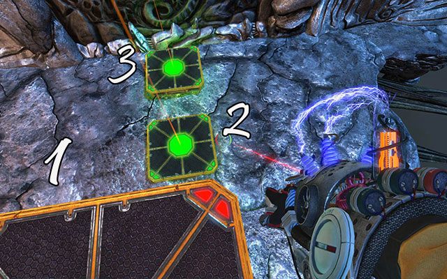 Następnie postaw czerwonego Newtona obok platformy nr - The Damned | Akt III | Magrunner Dark Pulse - Magrunner: Dark Pulse - poradnik do gry