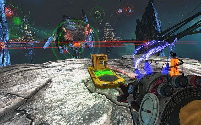 Kostka miewa swoje gorsze momenty i potrafi zmienić tor lotu - Cthulhu Rising | Akt III | Magrunner Dark Pulse - Magrunner: Dark Pulse - poradnik do gry