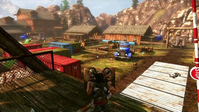 Oczyszczanie terenu tartaku - Dopadnij Triple 6 | Rozdział 9 - Triple 6 | Ride to Hell Retribution - Ride to Hell: Retribution - poradnik do gry