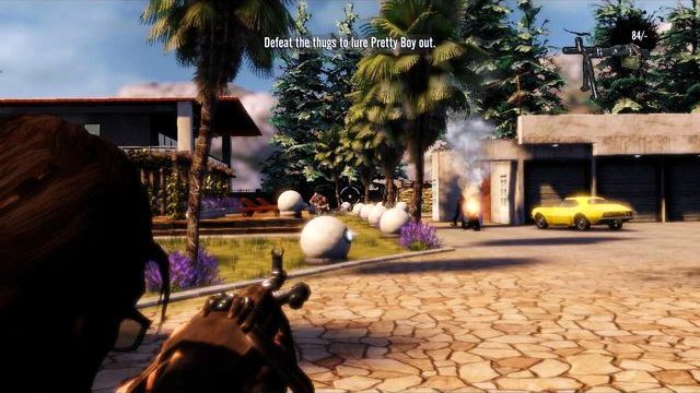 Strzelanina przez domem Pretty Boya - Schwytaj Pretty Boya | Rozdział 10 - Pretty Boy | Ride to Hell Retribution - Ride to Hell: Retribution - poradnik do gry