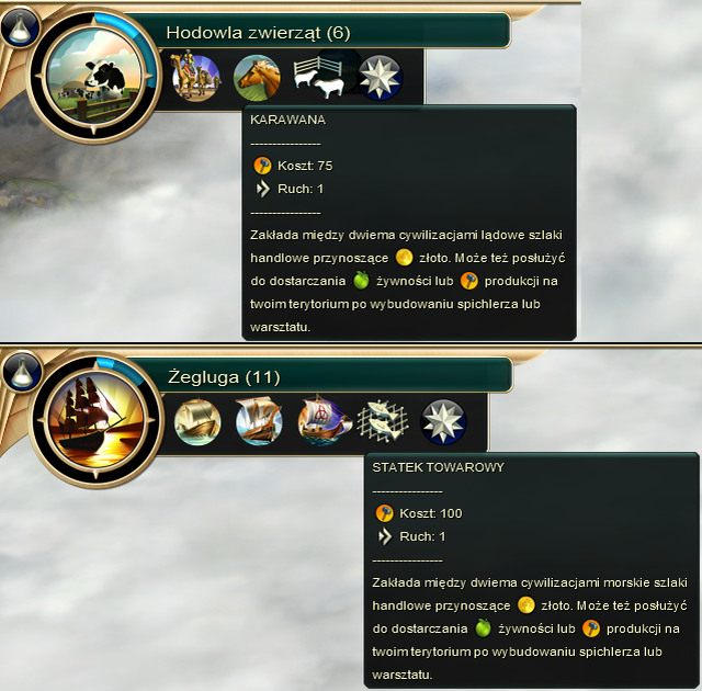 Podstawowe technologie handlowe - Podstawowe informacje | Szlaki handlowe w Civilization V Nowy Wspaniały Świat - Sid Meiers Civilization V: Nowy Wspaniały Świat - poradnik do gry