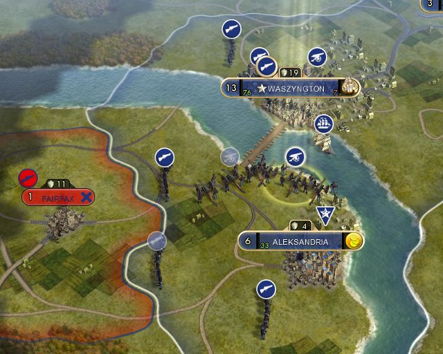 Stolica Unii - Waszyngton. - Amerykańska Wojna Secesyjna | Scenariusze w Civilization V Nowy Wspaniały Świat - Sid Meiers Civilization V: Nowy Wspaniały Świat - poradnik do gry