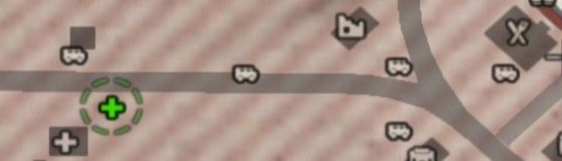 Zielonym krzyżem w zachodniej części Spencers Mill oznaczona jest klinika weterynaryjna - Wstęp i nowe znajomości (misje główne) | Opis przejścia | State of Decay - State of Decay - poradnik do gry