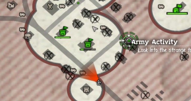 Na szczęście nie dochodzi do rozlewu krwi i sierżant puszcza parę ocalałych wolno (którzy od razu uciekają), a tobie sugeruje, że jeśli chcesz się na coś przydać powinieneś ich poszukać w okolicznych domach oznaczonych niebieskimi markerami na twojej mapie - Wojsko (misje główne) | Opis przejścia | State of Decay - State of Decay - poradnik do gry