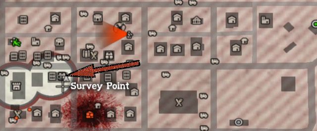 Ray jest na dachu jednego z budynków w Marshall, uważaj na źródła plagi w okolicy a także w samym budynku, możesz je ominąć podjeżdżając samochodem na południową stronę bloku i od razu wskoczyć na drabinę - Ray Santos | Opis przejścia | State of Decay - State of Decay - poradnik do gry