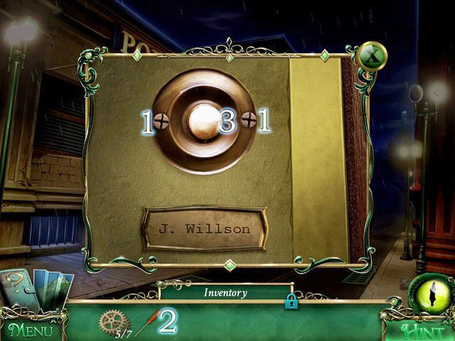 Podchodzimy do drzwi i używamy Screws na dzwonku [1] - Komisariat | Solucja 9 Poszlak Tajemnica Serpent Creek - 9 Poszlak: Tajemnica Serpent Creek - poradnik do gry