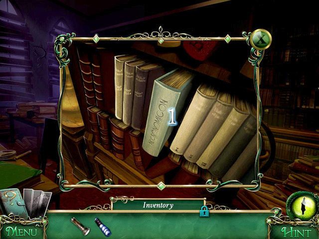 Po wejściu do następnego pomieszczenia i ukończenia trybu detektywa (Library), udajemy się w lewo (Old books section) - Biblioteka | Solucja 9 Poszlak Tajemnica Serpent Creek - 9 Poszlak: Tajemnica Serpent Creek - poradnik do gry