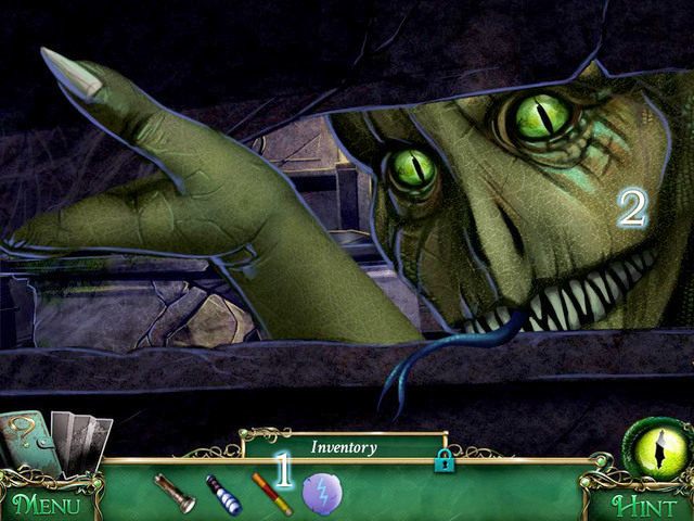 Gdy potwór nas odnajdzie, używamy Flare [1], by go przestraszyć [2] - Cmentarz | Solucja 9 Poszlak Tajemnica Serpent Creek - 9 Poszlak: Tajemnica Serpent Creek - poradnik do gry