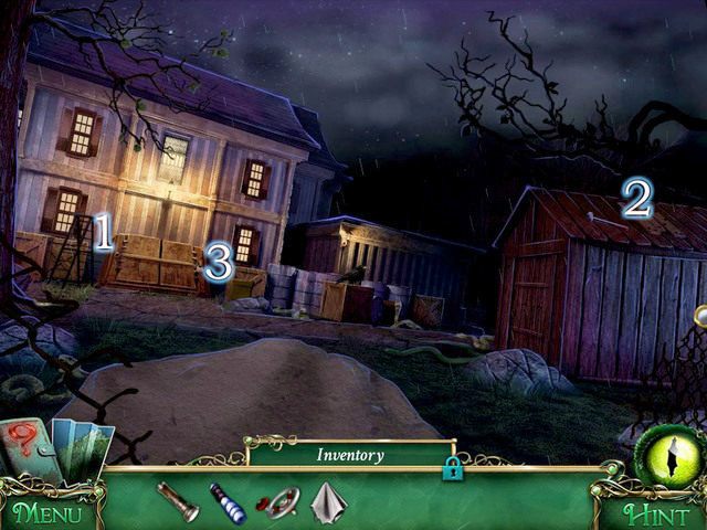 Przy pomocy Wire cutters rozcinamy płot - Posiadłość | Solucja 9 Poszlak Tajemnica Serpent Creek - 9 Poszlak: Tajemnica Serpent Creek - poradnik do gry