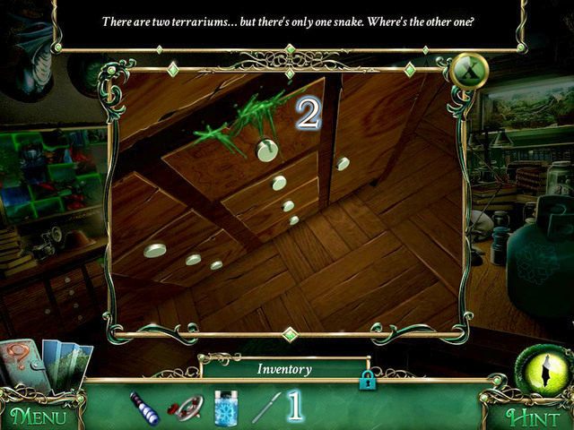 Mając w ekwipunku Scalpel zdobyty w scenie z ukrytym obiektem (Biurko burmistrza), będziemy w stanie otworzyć szufladę po lewej [2] - Posiadłość | Solucja 9 Poszlak Tajemnica Serpent Creek - 9 Poszlak: Tajemnica Serpent Creek - poradnik do gry