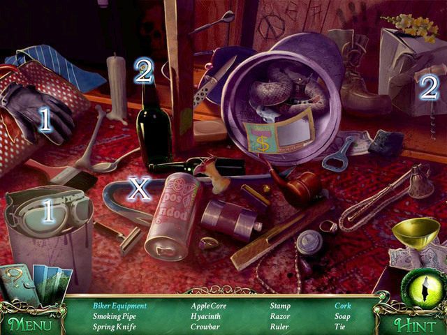 Przedmiot kluczowy [X] - Crowbar - Sceny z ukrytymi obiektami (hidden-object) | Znajdźki i łamigłówki - 9 Poszlak: Tajemnica Serpent Creek - poradnik do gry