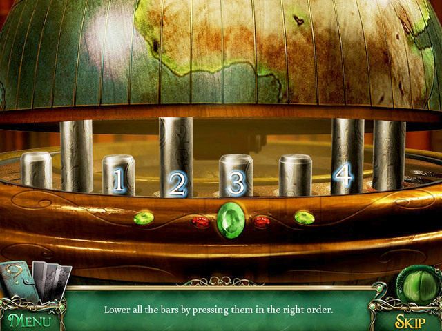 Prawidłowa kolejność: bolec nr 3 [1], nr 4 [2], nr 5 [3] i nr 7 [4] - Zagadki | Znajdźki i łamigłówki 9 Poszlak Tajemnica Serpent Creek - 9 Poszlak: Tajemnica Serpent Creek - poradnik do gry