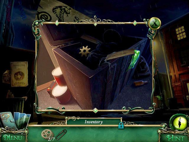 Main street: przy wejściu do garażu znajduje się śmietnik, gdzie znaleźliśmy fragment koszuli - Przedmioty do skompletowania | Znajdźki i łamigłówki - 9 Poszlak: Tajemnica Serpent Creek - poradnik do gry