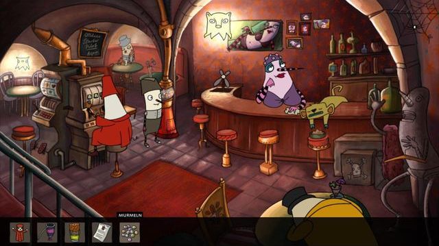 Druga wizyta w barze - Poradnik do gry - Część pierwsza | The Inner World - The Inner World - poradnik do gry