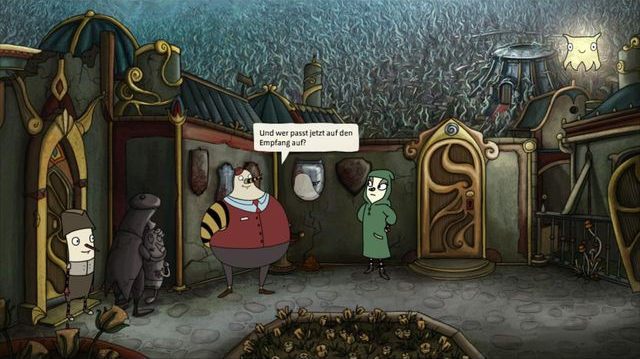 Steve podziwia Petea w tarczy - Część czwarta | The Inner World - The Inner World - poradnik do gry