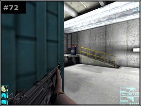 Wejdź przez podwójne drzwi nieopodal miejsca, gdzie stali terroryści - Misja 09 - Plain The Hero - Die Hard: Nakatomi Plaza - poradnik do gry