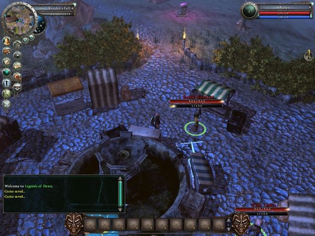 Plac targowy, w prawym dolnym roku Vida Lamin - Questy | Kordens Fall (miasto i okolice) | Legends Of Dawn - Legends Of Dawn - poradnik do gry