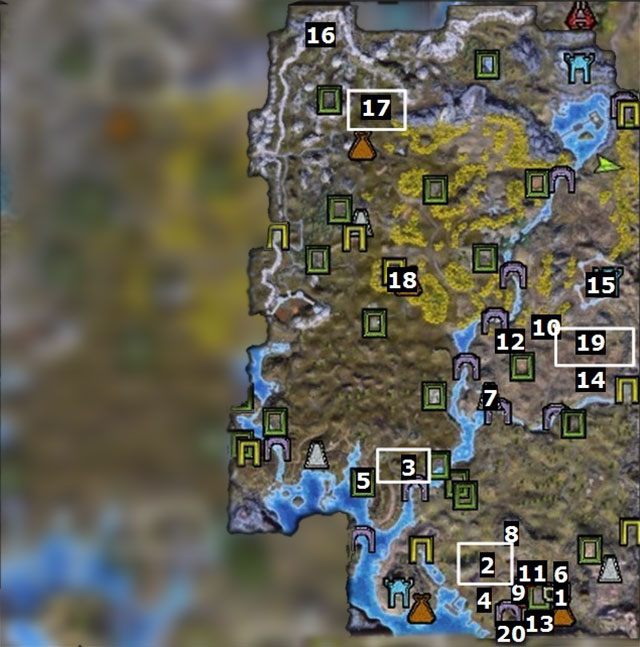 Legenda - Mapa | Kordens Fall (dalsze okolice) | Legends Of Dawn - Legends Of Dawn - poradnik do gry