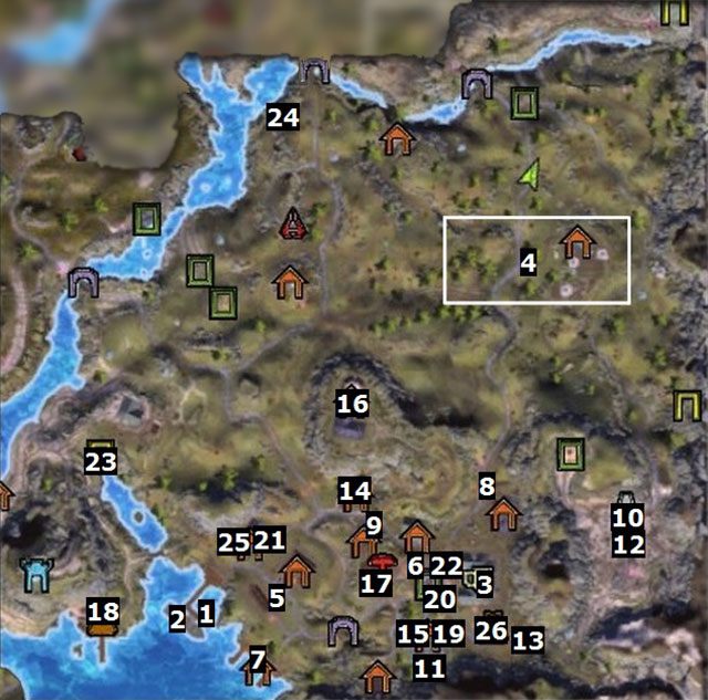 Legenda - Mapa | Kordens Fall (miasto i okolice) | Legends Of Dawn - Legends Of Dawn - poradnik do gry