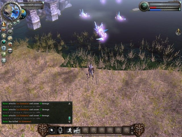 Wejście do wody z plaży, przejdź wodą dookoła by znaleźć się na platformie obok - Mapa/Questy | Korovia | Legends Of Dawn - Legends Of Dawn - poradnik do gry