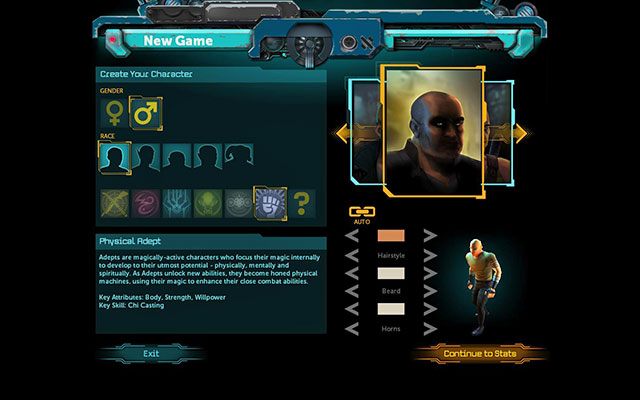 Opis: Physical Adepts, to magiczny wojownicy, wykorzystujący wewnętrzną energię, by wzmocnić swoje ataki, jak i ochronę - Archetypy | Postać w Shadowrun Returns - Shadowrun Returns - poradnik do gry