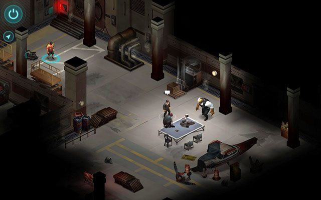 Aquirre pijący kawę - The Warehouse | Opis przejścia Shadowrun Returns - Shadowrun Returns - poradnik do gry