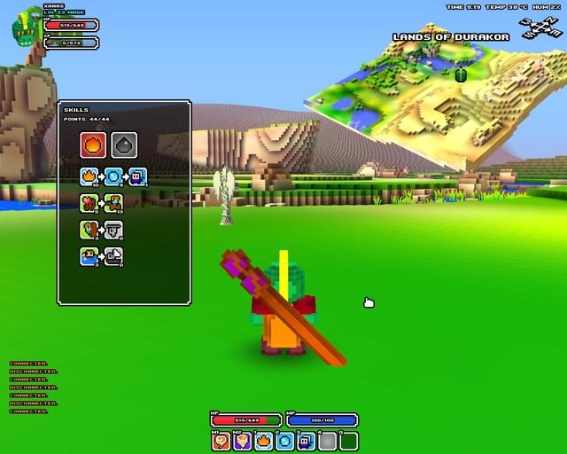 Drzewko Umiejętności Fire Magea - Umiejętności | Podstawy rozgrywki Cube World - Cube World - poradnik do gry